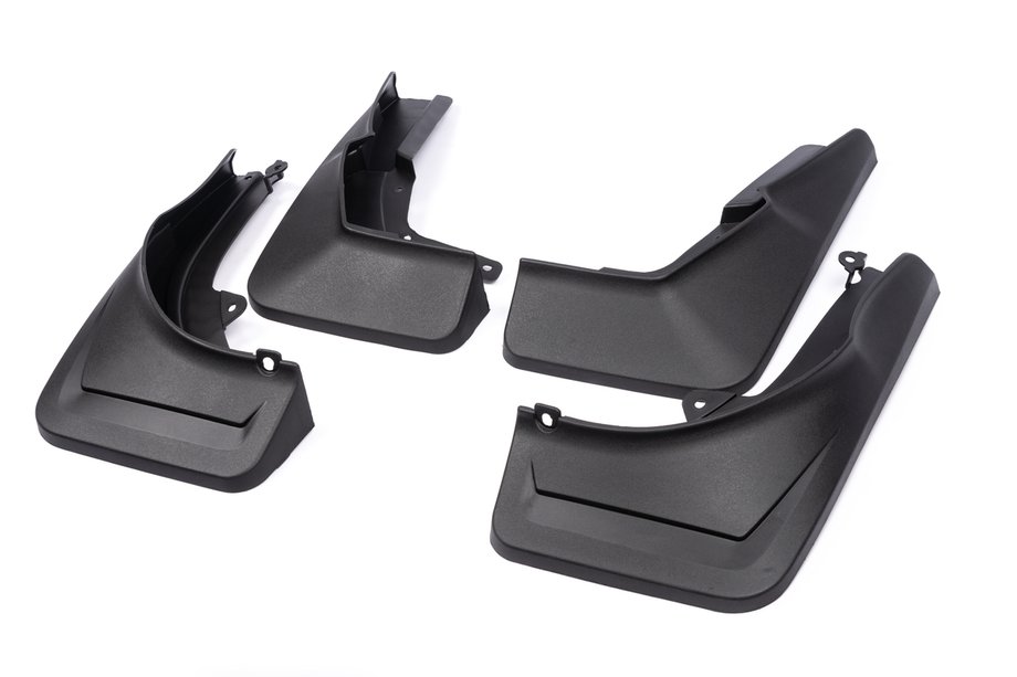 Mercedes GLS X167 2019- Original Premium Mud Flaps (4 pcs, vehicles with side steps) Image