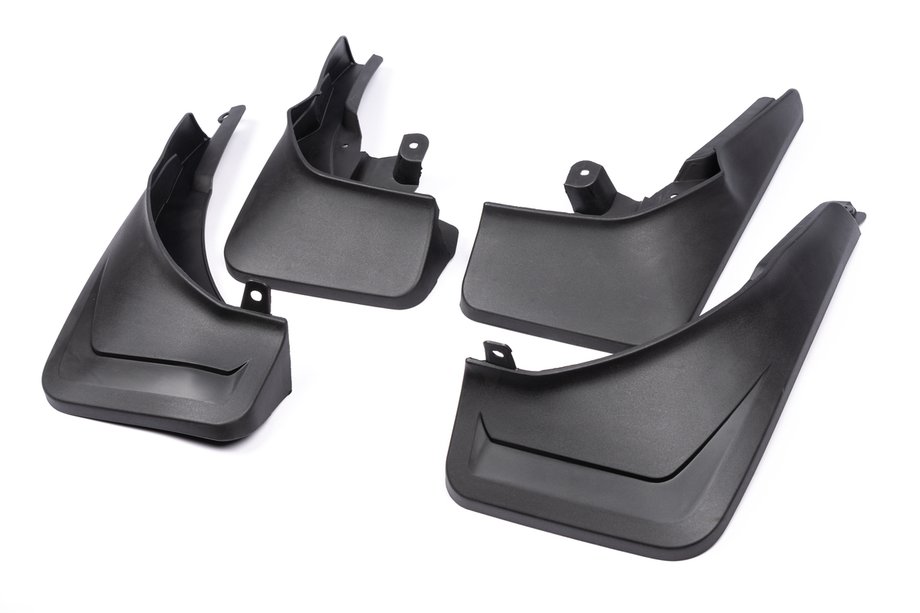 Mercedes GLE W167 2018- Original Premium Mud Flaps (unpainted fender flares, model without side steps, 4 pcs) Image