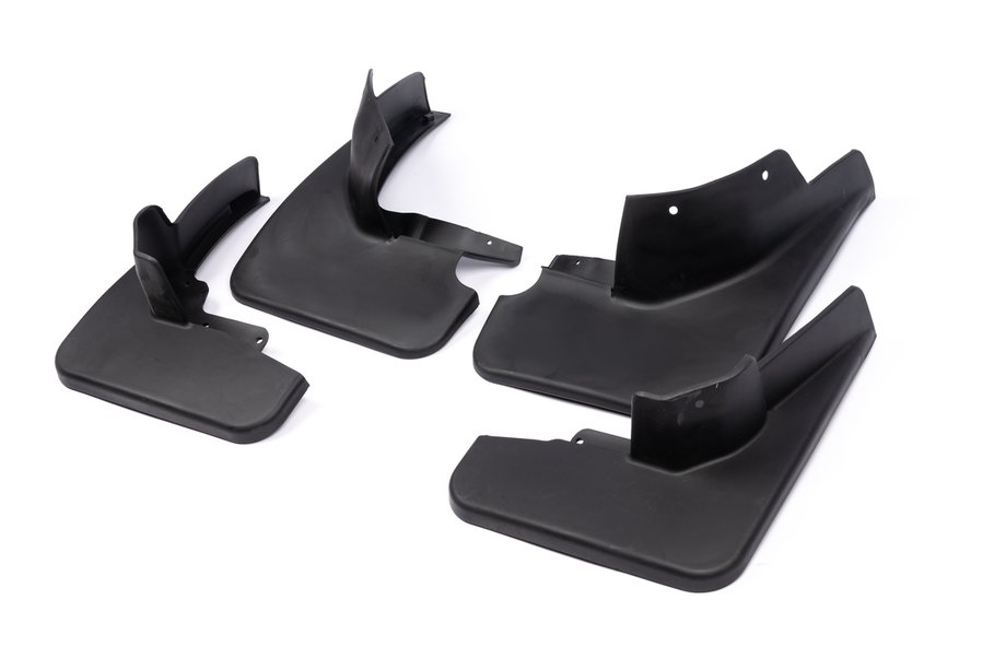 Mercedes ML W164 2005-2011 Premium Mud Flaps without Side Skirts (4 pcs) Image