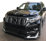 Toyota Land Cruiser Prado 150 2009-2023 Front and rear bumper extensions Modelista V1 (2017-) Black photo 2