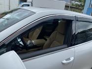 Porsche Cayenne 2010-2017 Window deflectors with chrome strip (4 pcs, HIC) photo 1
