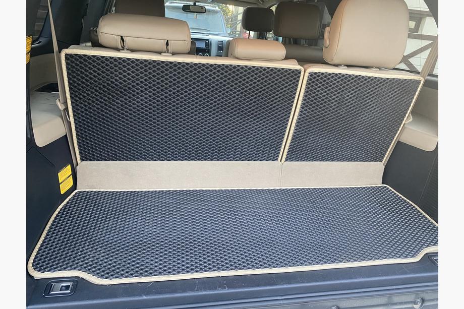 Toyota Sequoia 2007-2022 Trunk mat (EVA, black) Image