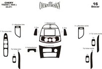 Chery Tiggo 1 2005-2016 Dashboard Trim Covers (large set) photo 11