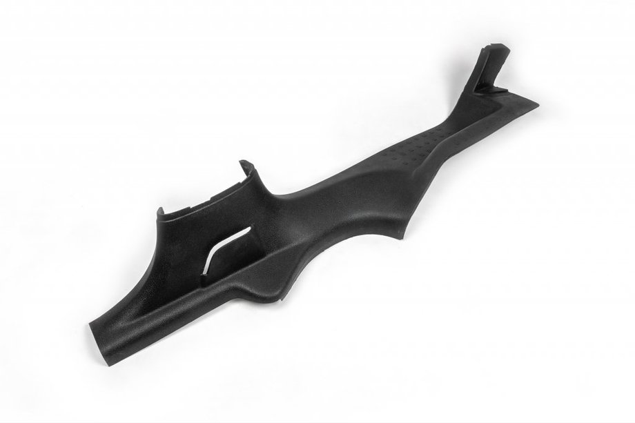 Volkswagen Caddy 2010-2015 Sliding Door Sill (Fiberglass) Left, Black Image