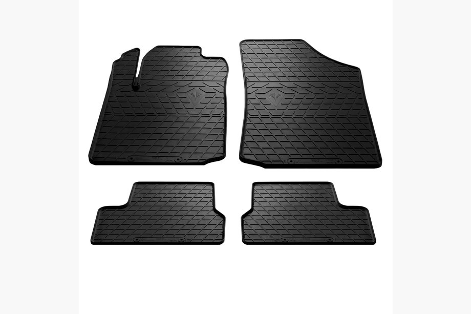 Citroen C-3 2002-2009 Rubber Floor Mats (4 pcs, Stingray Premium) Image