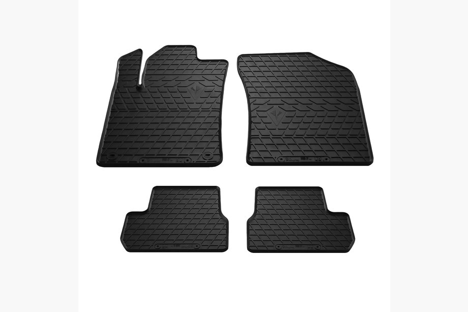 Citroen C-3 2009–2016 Rubber Floor Mats (4 pcs, Stingray Premium) Image