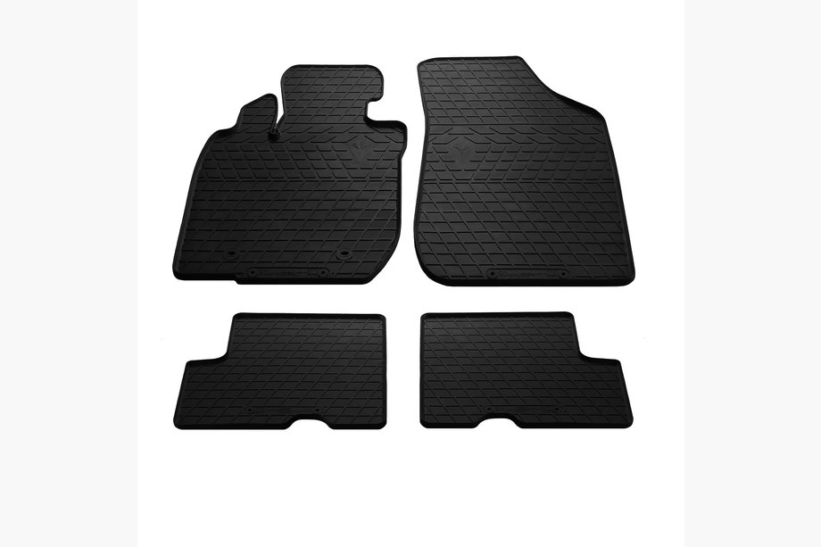 Lada Largus 2012- Rubber Floor Mats (4 pcs, Stingray) Image