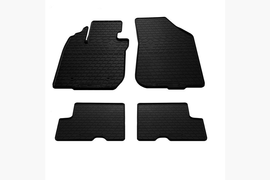 Dacia Duster 2008-2018 Rubber Floor Mats 2010-2015 (4 pcs, Stingray Premium) Image