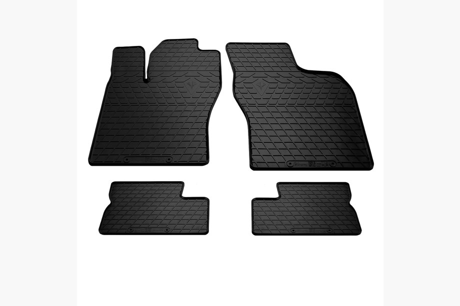 Daewoo Nexia 1995-2016 Rubber Floor Mats (4 pcs, Stingray) Premium - odorless Image