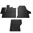 Citroen Jumper 2007-2025 Rubber Floor Mats (3 pcs, Stingray Premium) Premium - odorless rubber photo 1