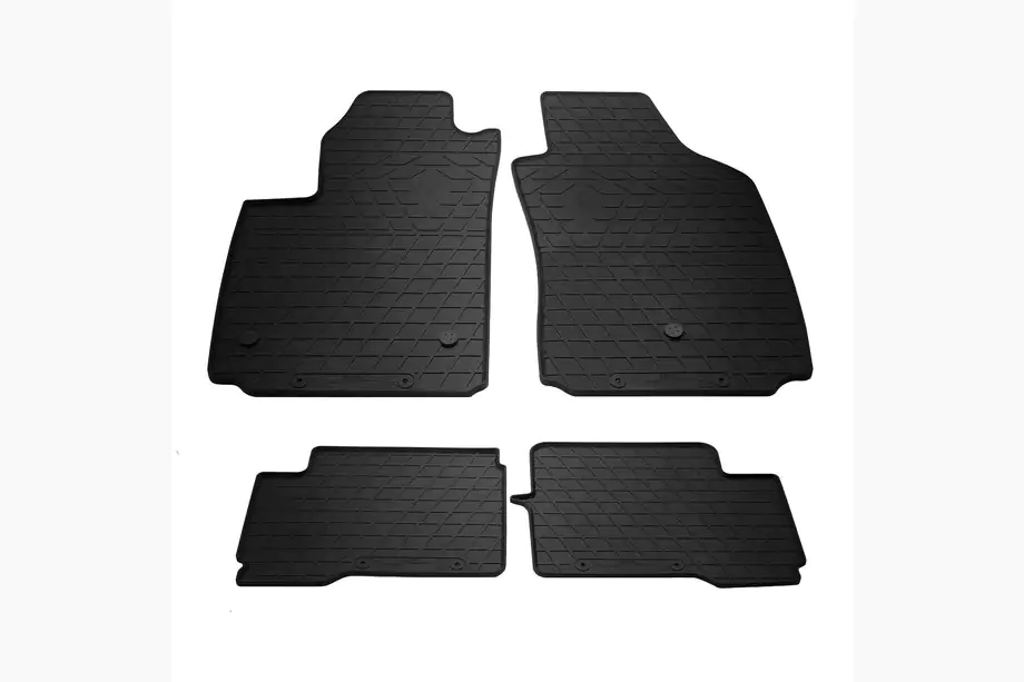 Fiat 500/500L 2013-2022 Rubber floor mats 500 electric (4 pcs, Stingray Premium) Image