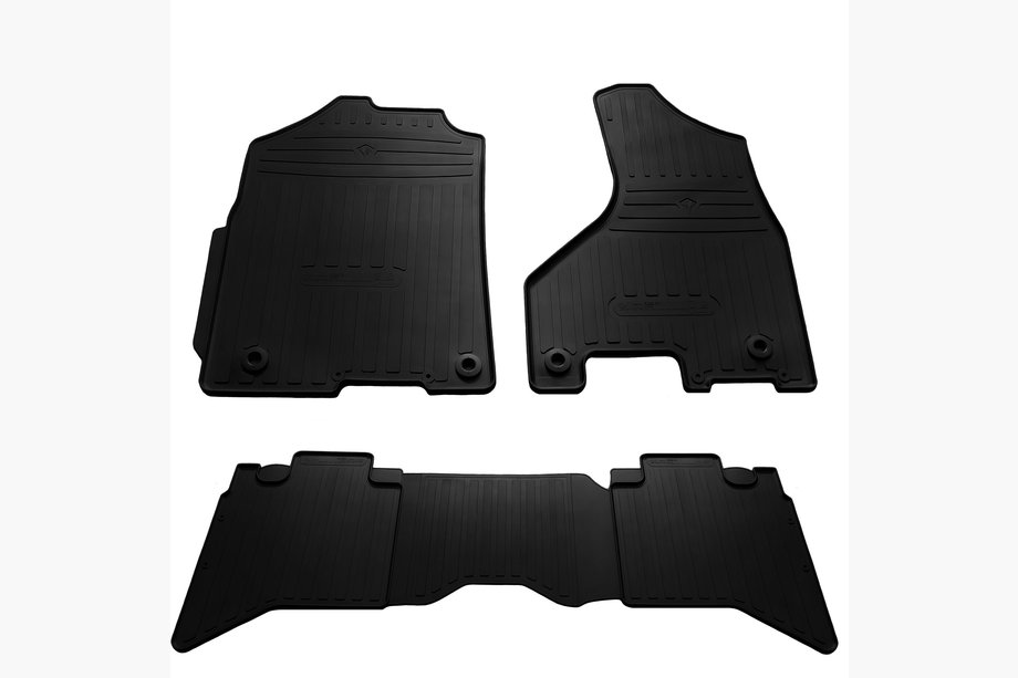Dodge Rubber floor mats Stingray (2009-2018, CrewCab, 4 pcs, rubber) Image