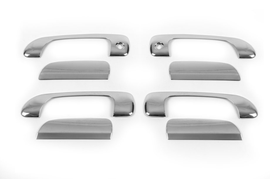 Honda Civic Sedan VII 2001-2006 Chrome Door Handle Covers (8 pcs, Stainless Steel) Photo 2