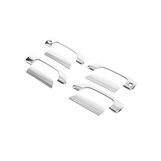 Chrome Door Handle Covers (8 pcs, Plastic) Honda Civic Sedan VII 2001-2006 photo 2