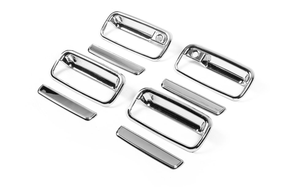 Toyota Land Cruiser 90 Prado 1996-2002 Chrome Door Handle Covers (8 pcs, Plastic) Image