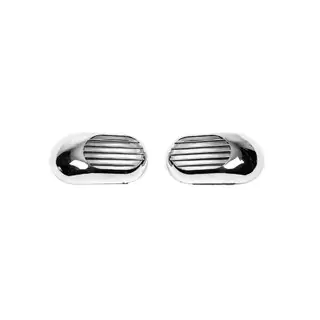 Oval Side Indicator Grille (2 pcs, ABS) photo 1