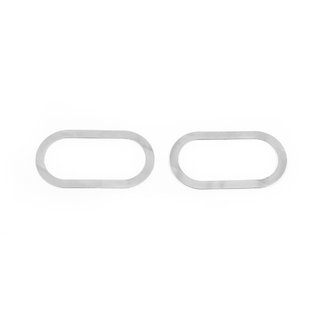Chrome Turn Signal Repeater Cover (2 pcs, Stainless Steel) photo 2