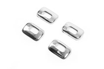 Renault Duster 2008–2017 Interior button covers (4 pcs, stainless steel) photo 3