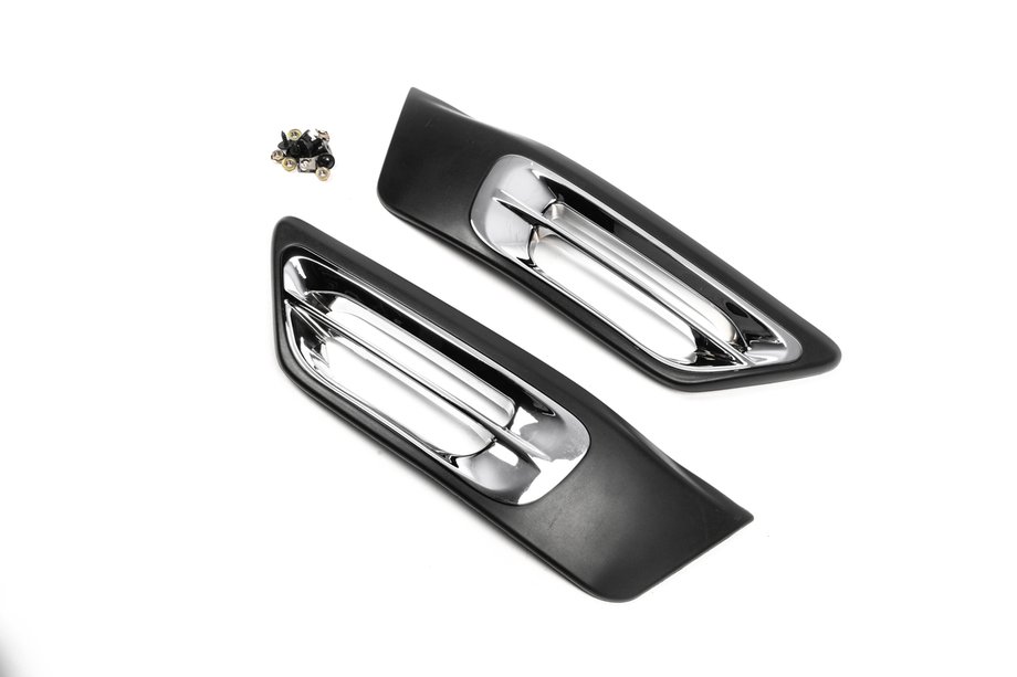 Honda CRV 2001-2006 Chrome Fog Light Covers (2 pcs, plastic) Image