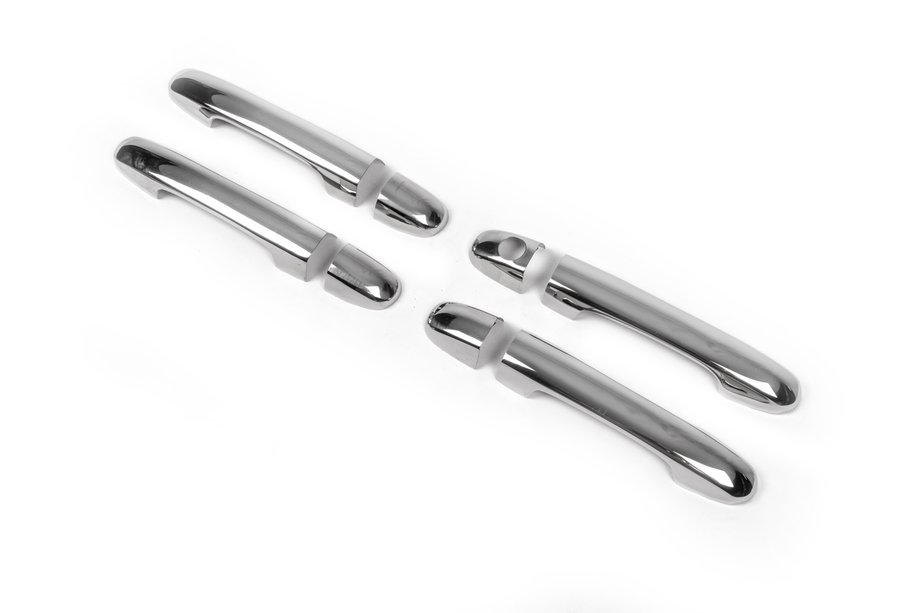 Hyundai I-30 2007-2011 Chrome Door Handle Covers (4 pcs, Stainless Steel) OmsaLine - Italian Stainless Steel Photo 2