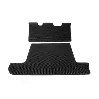 Trunk Mat 2 pcs Black (EVA, 7 seats)