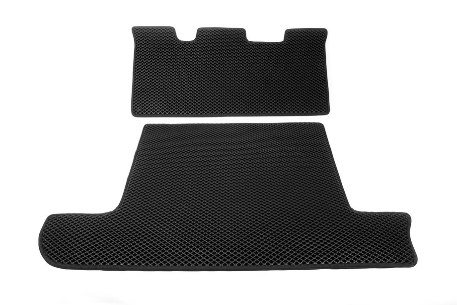 Lexus LX470 1998-2007 Trunk Mat 2 pcs Black (EVA, 7 seats) Image