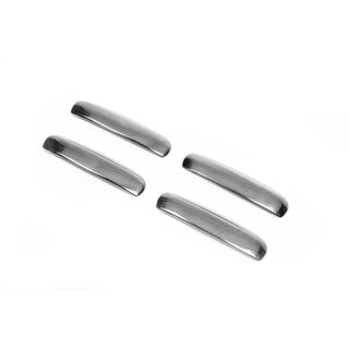 Chrome Door Handle Covers (4 pcs, Stainless Steel) Mitsubishi Colt 2004-2012 photo 3