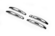 Volkswagen Touareg 2002–2010 Chrome Door Handle Covers (4 pcs, Stainless Steel) Without Chip, OmsaLine - Italian Stainless Steel photo 2
