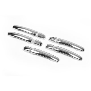 Chrome Door Handle Covers (5 pcs, Stainless Steel, with Chip) Suzuki Grand Vitara 2005-2017 photo 3