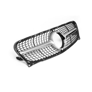 Front Grille Diamond Silver (2014-2016) Mercedes GLA X156 2014-2019 photo 3
