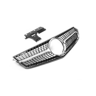 Front Grille (2009-2013, Diamond Silver) Mercedes E-сlass coupe C207 2010-2017 photo 4
