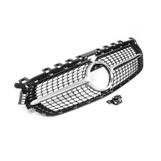 Front Grille Diamond Silver (for Base) Mercedes B-class W247 2019- photo 3