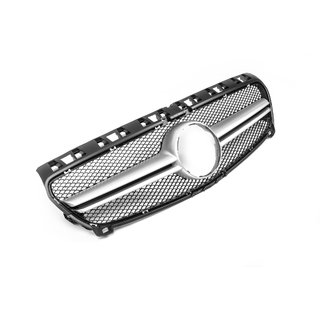 Front Grille AMG Silver (2012-2015) Mercedes A-сlass W176 2012-2018 photo 1