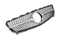 Mercedes A-class W176 2012-2018 Front Grille Diamond Silver (2015-2018) photo 2