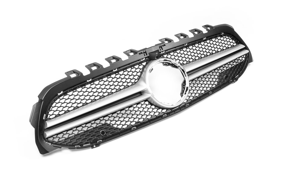 Mercedes A-class W177 2018- Front Grille AMG Silver (for 2018-2022) Image