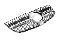 Mercedes GLK class X204 2008-2015 Front Grille Diamond Silver (2013-2015) photo 3