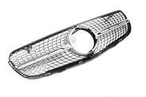 Mercedes GLC X253 2015-2022 Front Grille Diamond Silver (2015-2019) Without camera mount photo 2