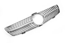 Mercedes CLS C219 2004-2010 Front Grille (2005-2008, Diamond Silver) photo 5