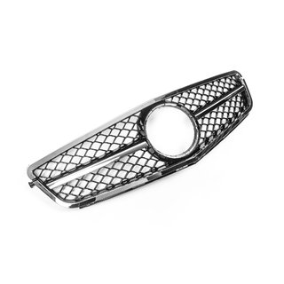 Front Grille AMG Silver Mercedes C-class W204 2007-2015 photo 1