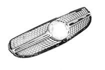 Mercedes GLC coupe C253 2016-2023 Front Grille Diamond Silver (for Base 2019-2022) photo 2