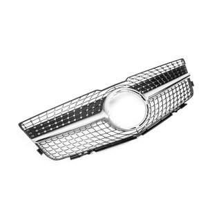 Front Grille Diamond Silver (2009-2012) Mercedes GLK сlass X204 2008-2015 photo 3