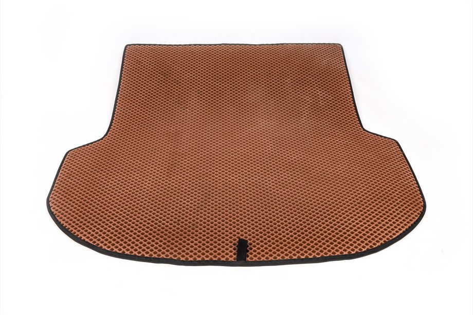 Kia Sorento II XM 2009-2014 Trunk mat 5 seats 2012-2014 (EVA, brick) Image