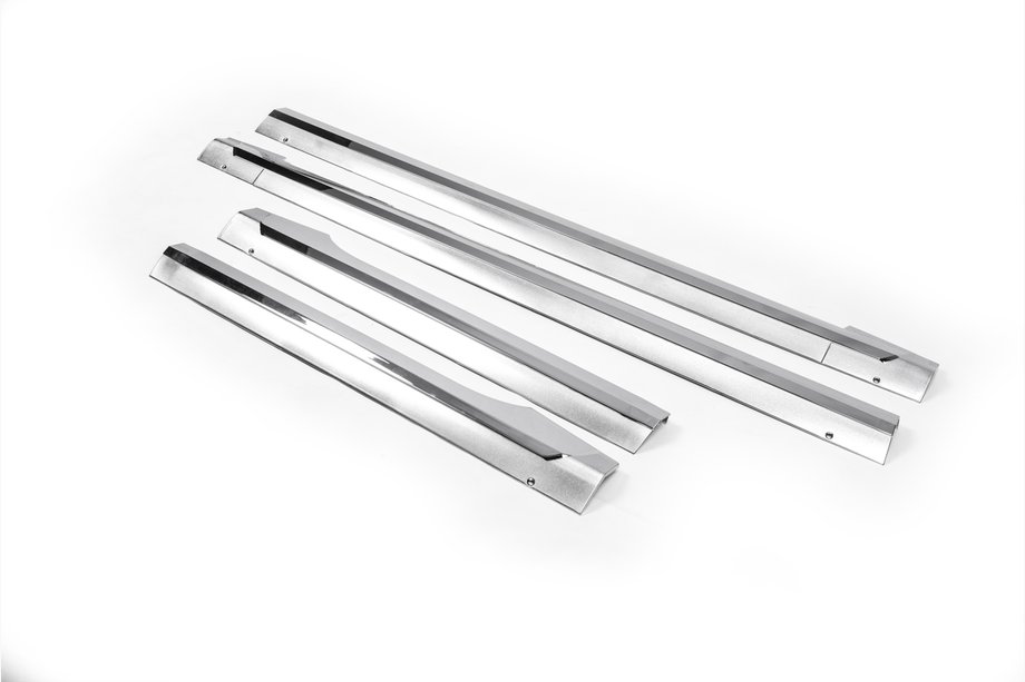 Hyundai Elantra (HD) 2006-2011 Exterior Door Sill Covers (4 pcs, Chrome) Image
