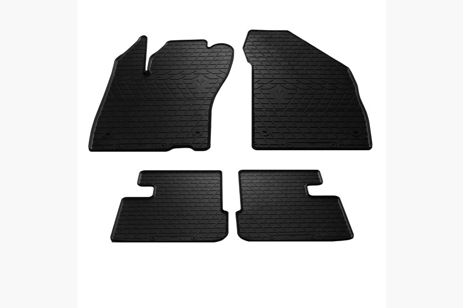 Fiat Tipo 2016- Rubber Floor Mats Sedan (4 pcs, Stingray Premium) Image