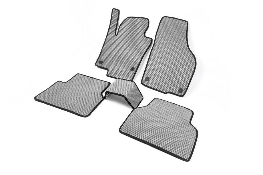 Volkswagen Tiguan 2007-2016 EVA Floor Mats (Gray) Image