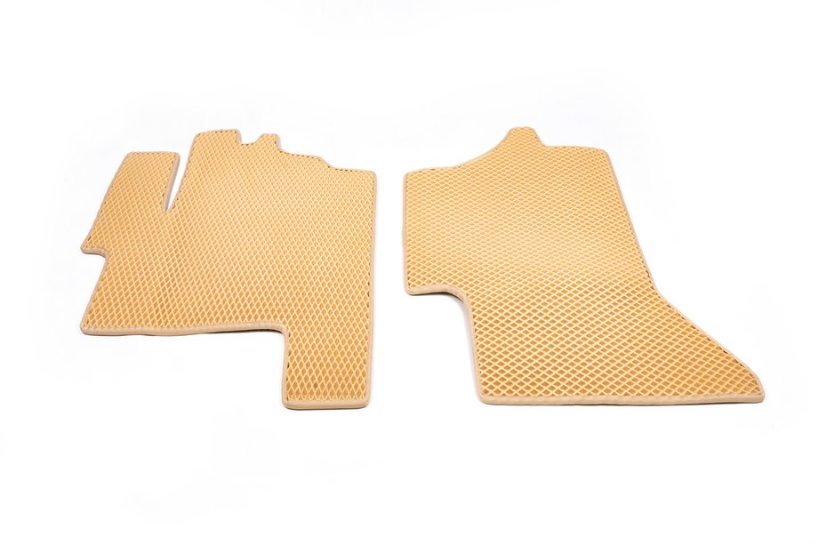 Fiat Ducato 2006-2025 EVA Floor Mats (Beige) Image