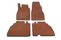 Renault Kangoo 2008–2020 EVA Floor Mats (brick red) Front photo 1