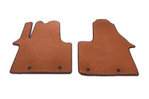 Renault Trafic 2015- Polyurethane Floor Mats (2 pcs, EVA, brick) photo 1