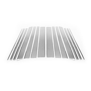 Stainless Steel Door Pillar Trim (14 pcs) Range Rover III L322 2002-2012 photo 2