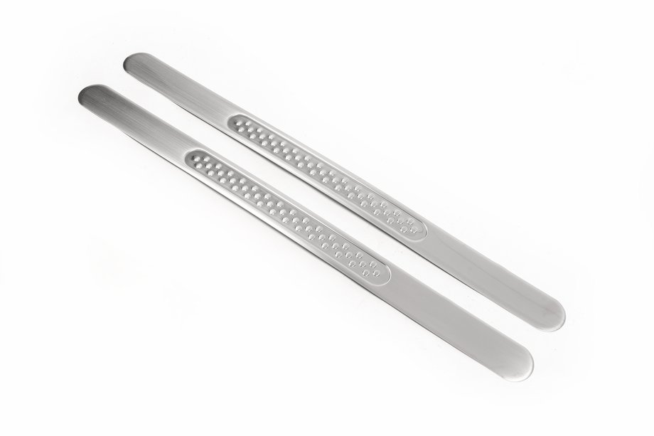 Universal Door Sill Protectors Omsa (2 pcs, Stainless Steel) Image